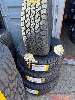 LT 31x10.50x15 A PLUS AT $520 CASH OUT THE DOOR All Terrain Tires installed (4) New 50,000 Miles