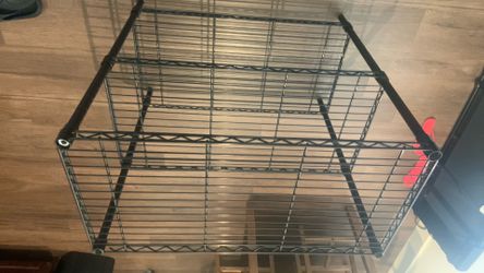Black storgae rack