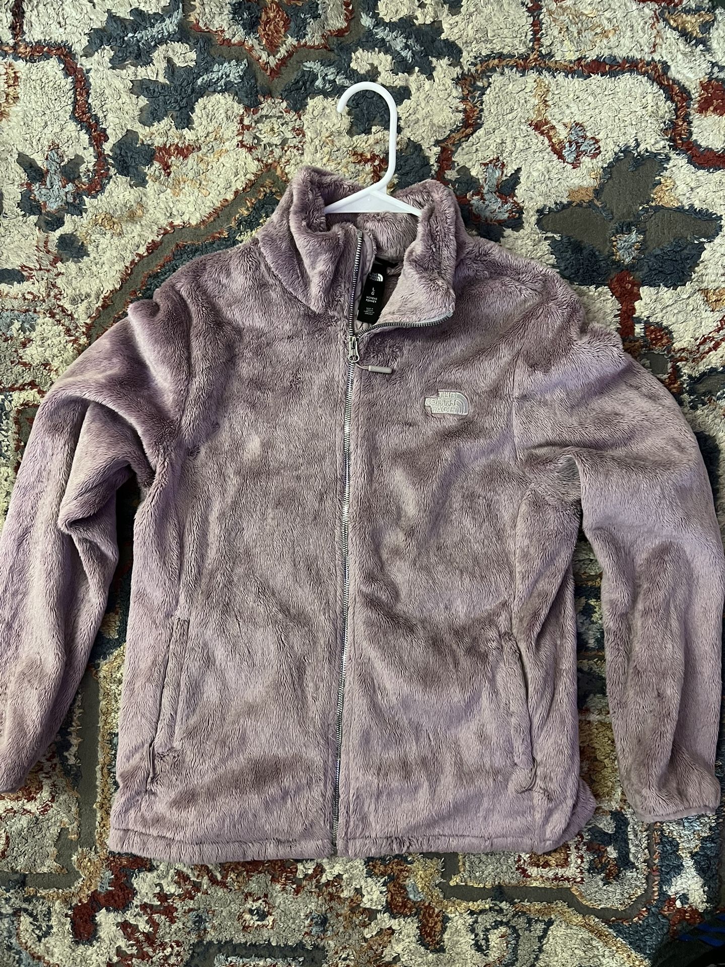 North Face Fuzzy Full Zip Jacket