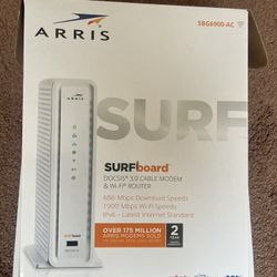 Arris surf 3.0, cable modem and Wi-Fi router . Used 3 months and moving don't need it 