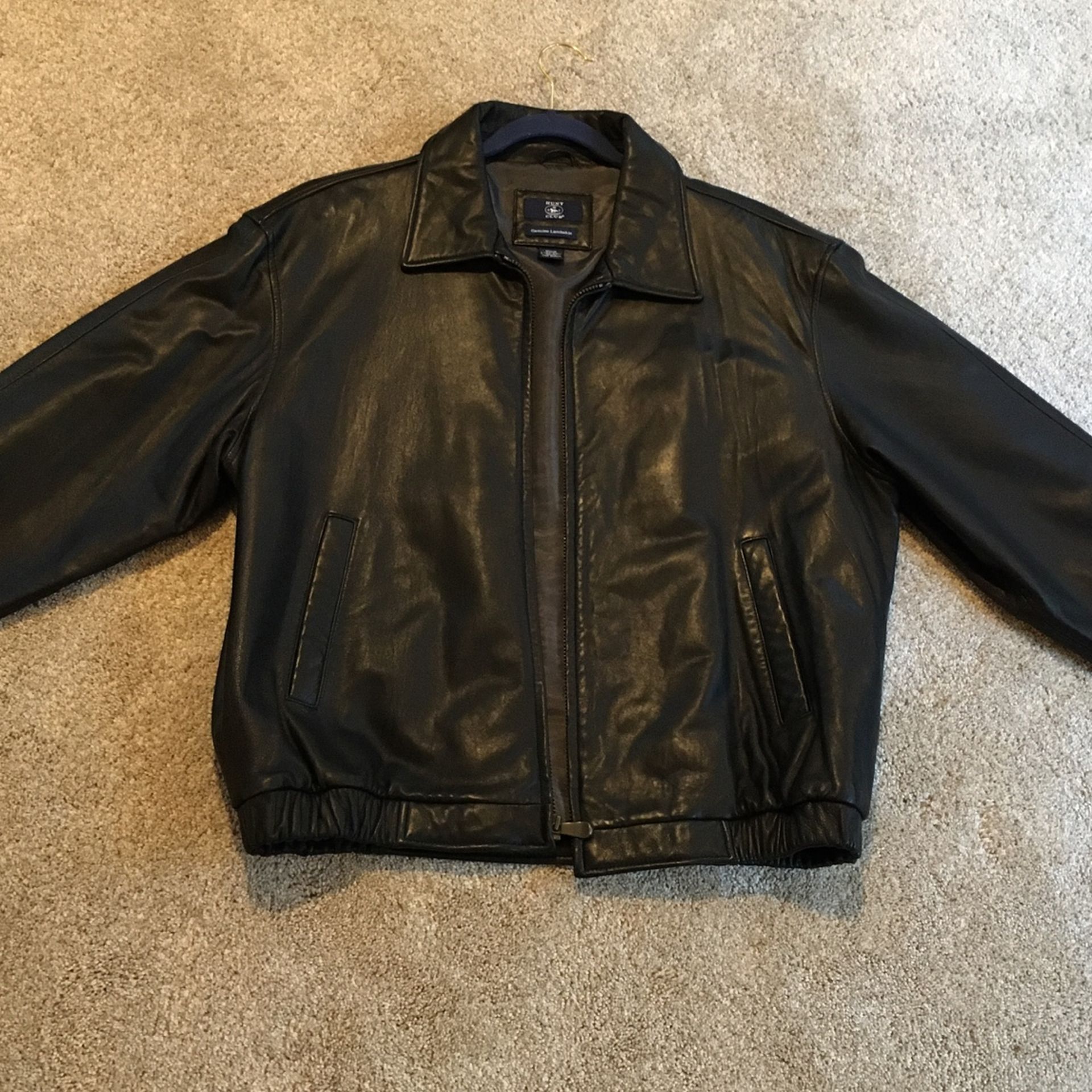 Hunt Club Lambskin Bomber Jacket