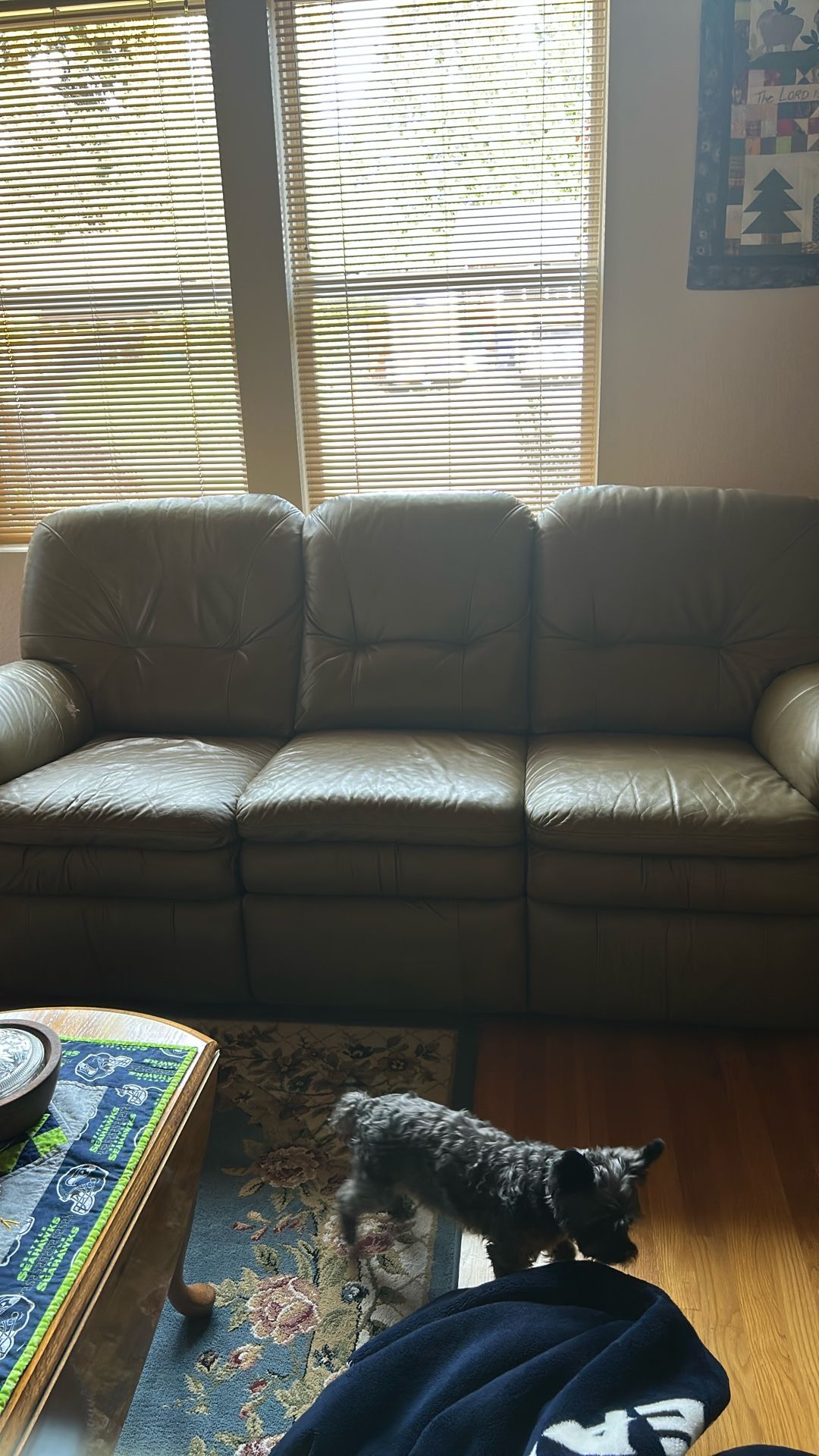 Love Seat And Couch Recliner.
