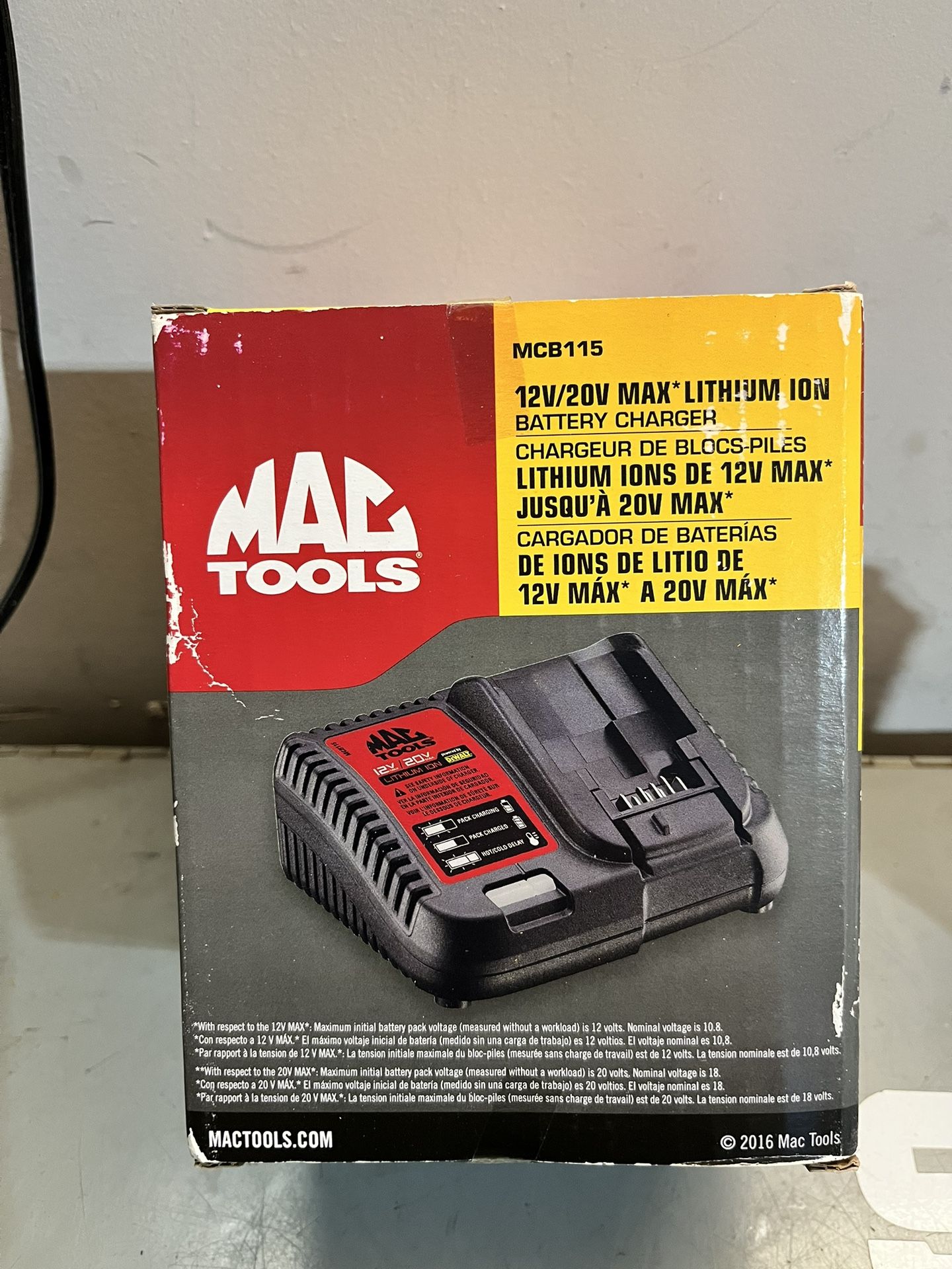 Mac Tools 12v 20 Volt Battery Charger for Sale in Brentwood NC OfferUp