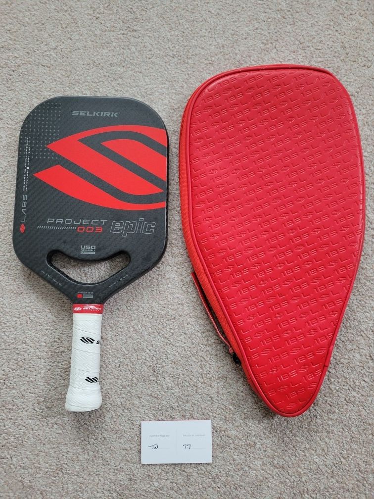 Selkirk Labs 003 Epic Pickleball Paddle (Brand New)