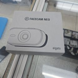 the Elgato Facecam Neo, a Full HD webcam designed for video conferencing, gaming, and streaming. 