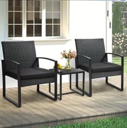 ***BRAND NEW*** 3pcs Rattan Patio Set