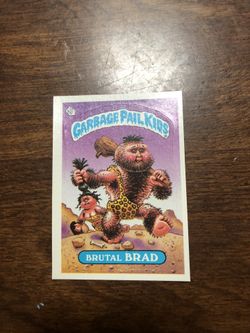 Garbage pail kids 2nd series 1985 Brutal Brad