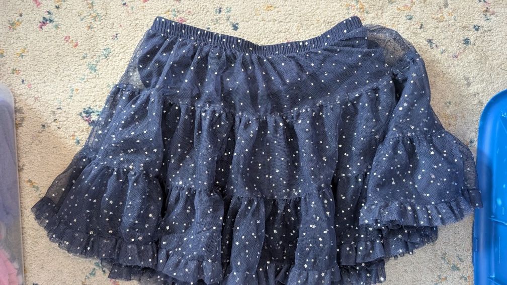 Blue Stars Tulle Skirt