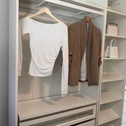 IKEA PAX Closet-White- 2 Pieces 