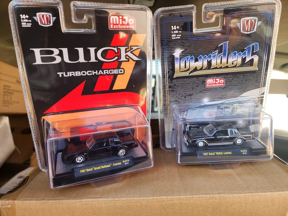 Set 1987 BUICK REGAL / 1987 BUICK GRAND NATIONAL LOWRIDERS