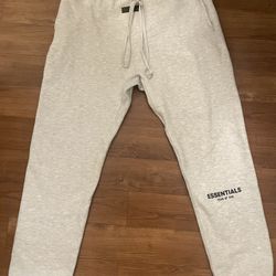 Essentials Light Oatmeal Drawstring Lounge Pants