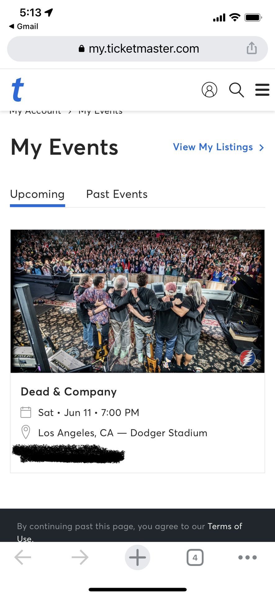 4 Tickets for Dead & Company