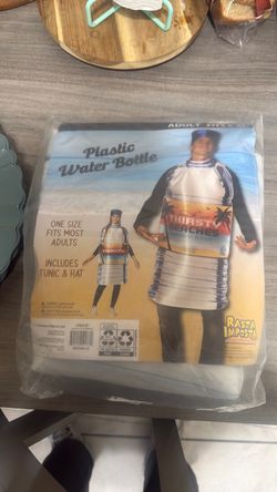Plastic Water Bottle Halloween Costume Adult
