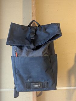 Timbuk2 Roll Top Backpack Laptop Commuter Travel School Bag Black