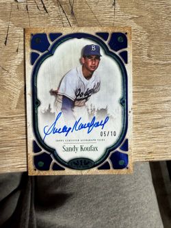 🔥 SANDY MF KOUFAX 5/10 ON CARD AUTO 🔥