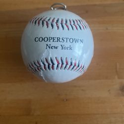 Baseball Hall Of Fame Red & Blue Stitching Replica Baseball 