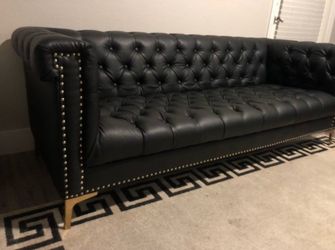 Leather couch