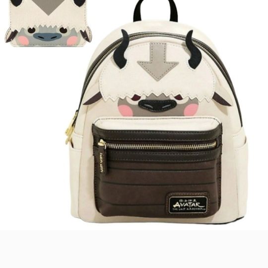 appa mini backpack boxlunch Fluffy Backpack-BlackMilk The Last Airbender Avatar: The Last Airbender Momo