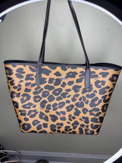 Coach Leopard Print Tote Bag