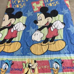 Vintage Mickey Mouse Blanket Twin