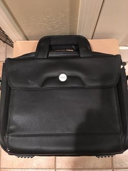 Dell leather briefcase