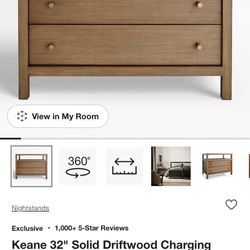 Crate & Barrel Keane Nightstands (Set of 2) – Like New