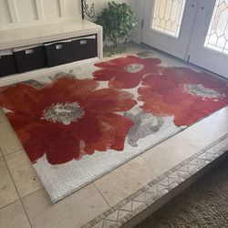Large Floral Rug