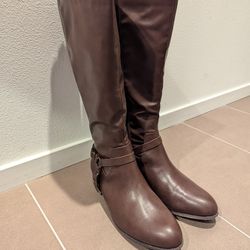 City Chic Knee High Boots Size 12W Wide Calf