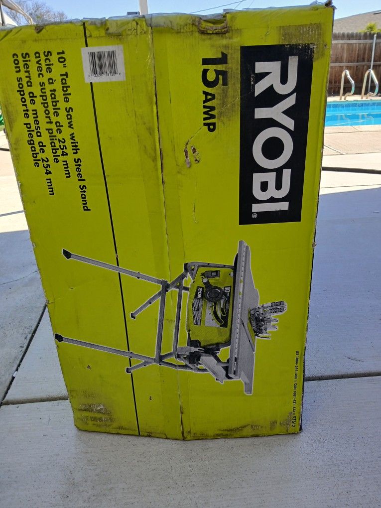 10" Table Saw With Steel Stand
