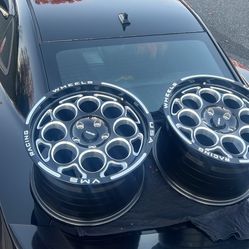 VMS Racing Wheels 17x10 5x114.3 Deep Dish – Great Condition