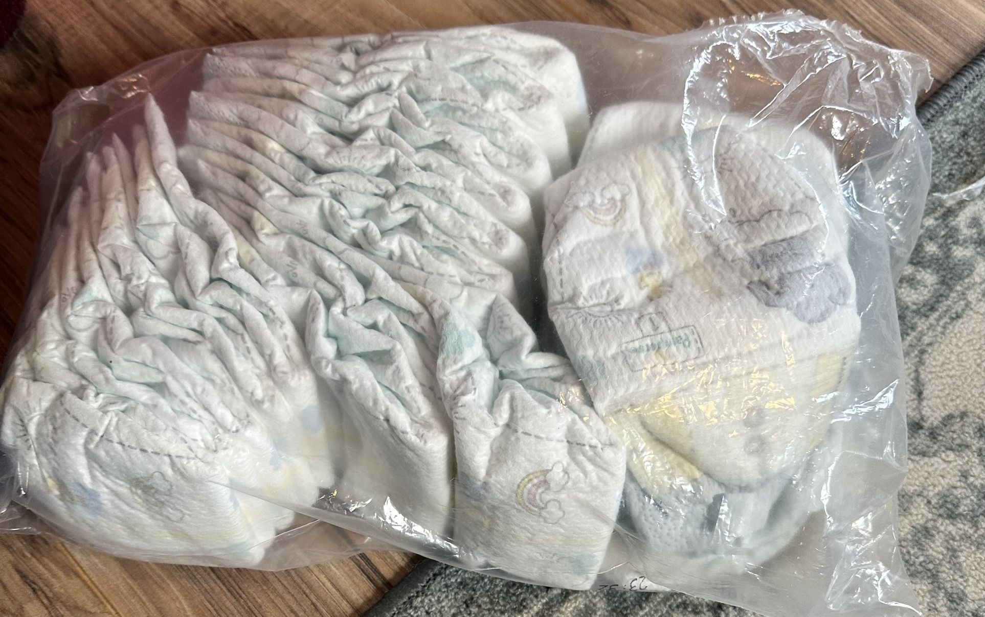 Pampers Swaddlers Diapers- Sizes 1 And 2