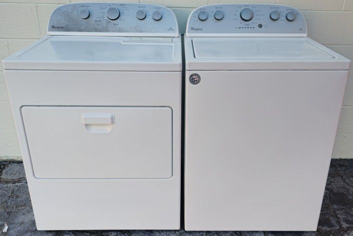 FREE DELIVERY MATCHING WHIRLPOOL WASHER AND STEAM DRYER WITH WARRANTY