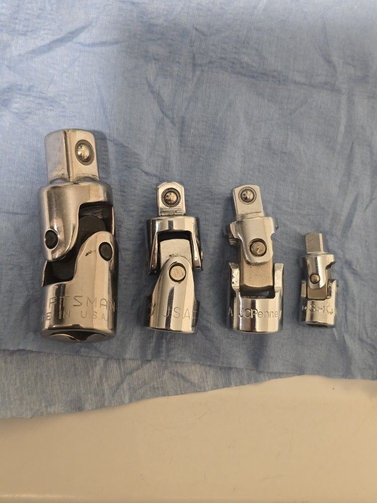 4-piece Universal Joint Socket Adapter Set USA (Check the description)