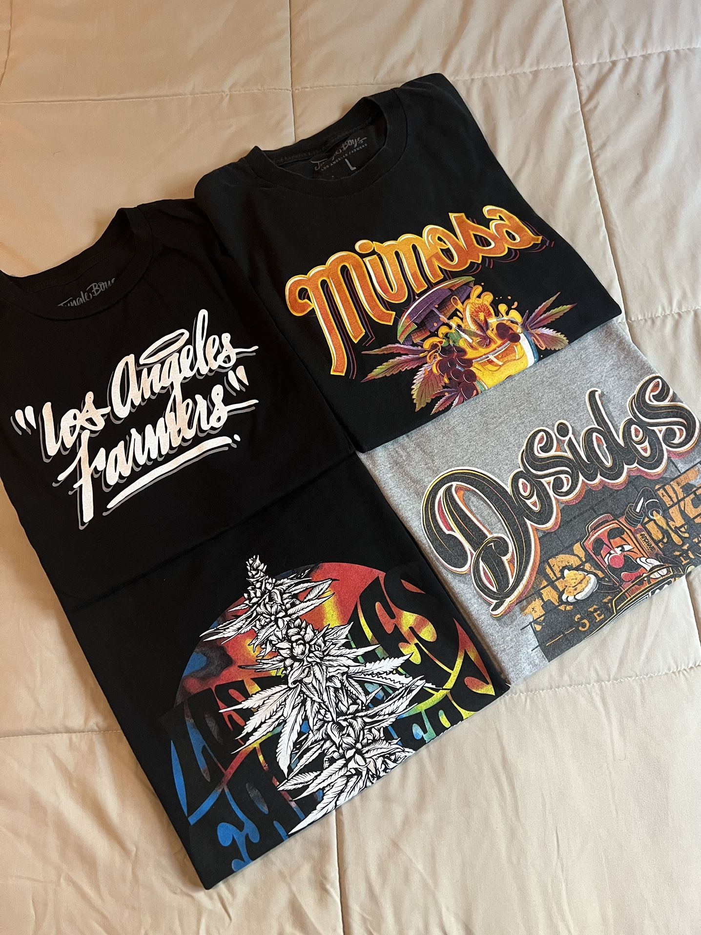 Jungle Boys Tee Shirt Lot Large - 4 Total