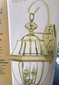 Exterior wall lantern light 10”Wx20Hx9,5Ext