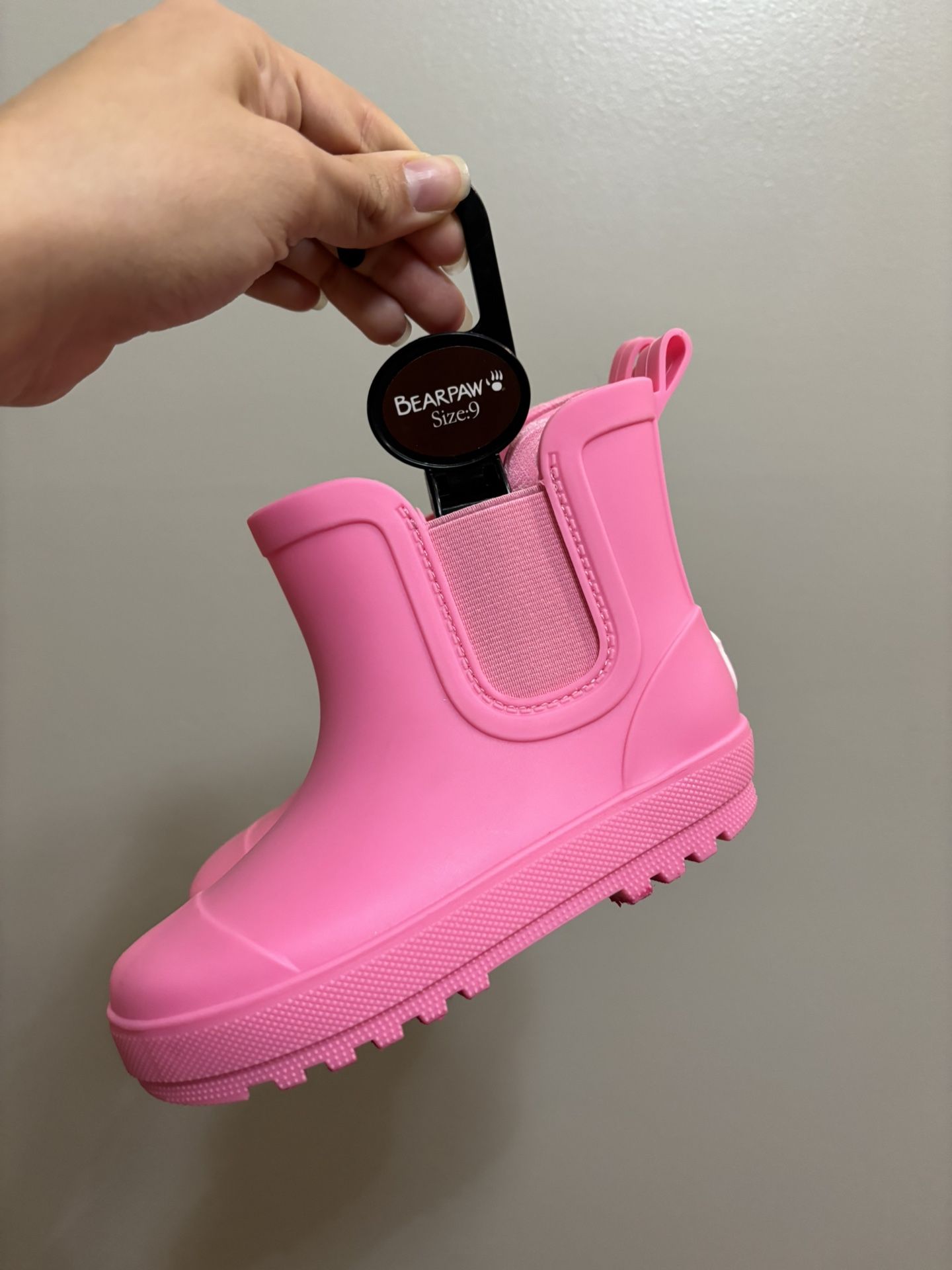 Toddler Pink Rain Boots Size 9
