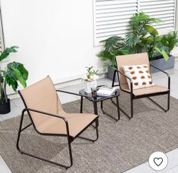 3 piece patio furniture set