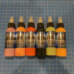 Fusion Tattoo Ink Liz Venom 6 Bottle 2oz Set