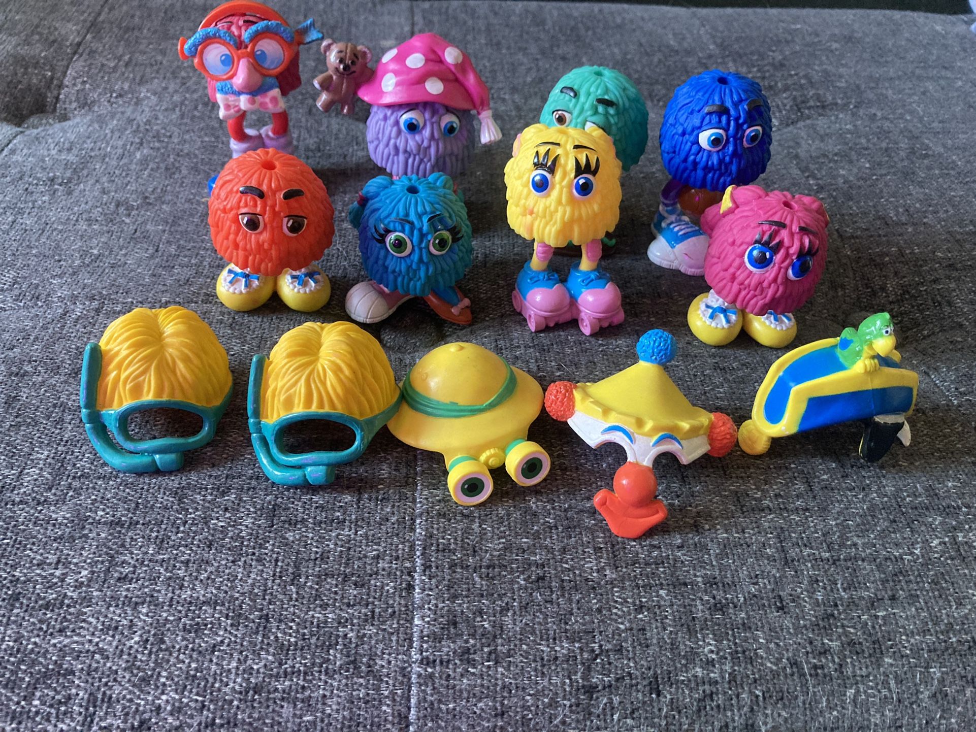 McDonald’s 80s And 90s Fry Guy Toys With Accessories Vintage Rare To Find retro Toys 