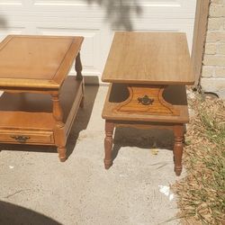ANTIQUE END TABLES 
