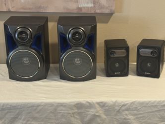 Sharp And Sony Speakers & Subwoofer 