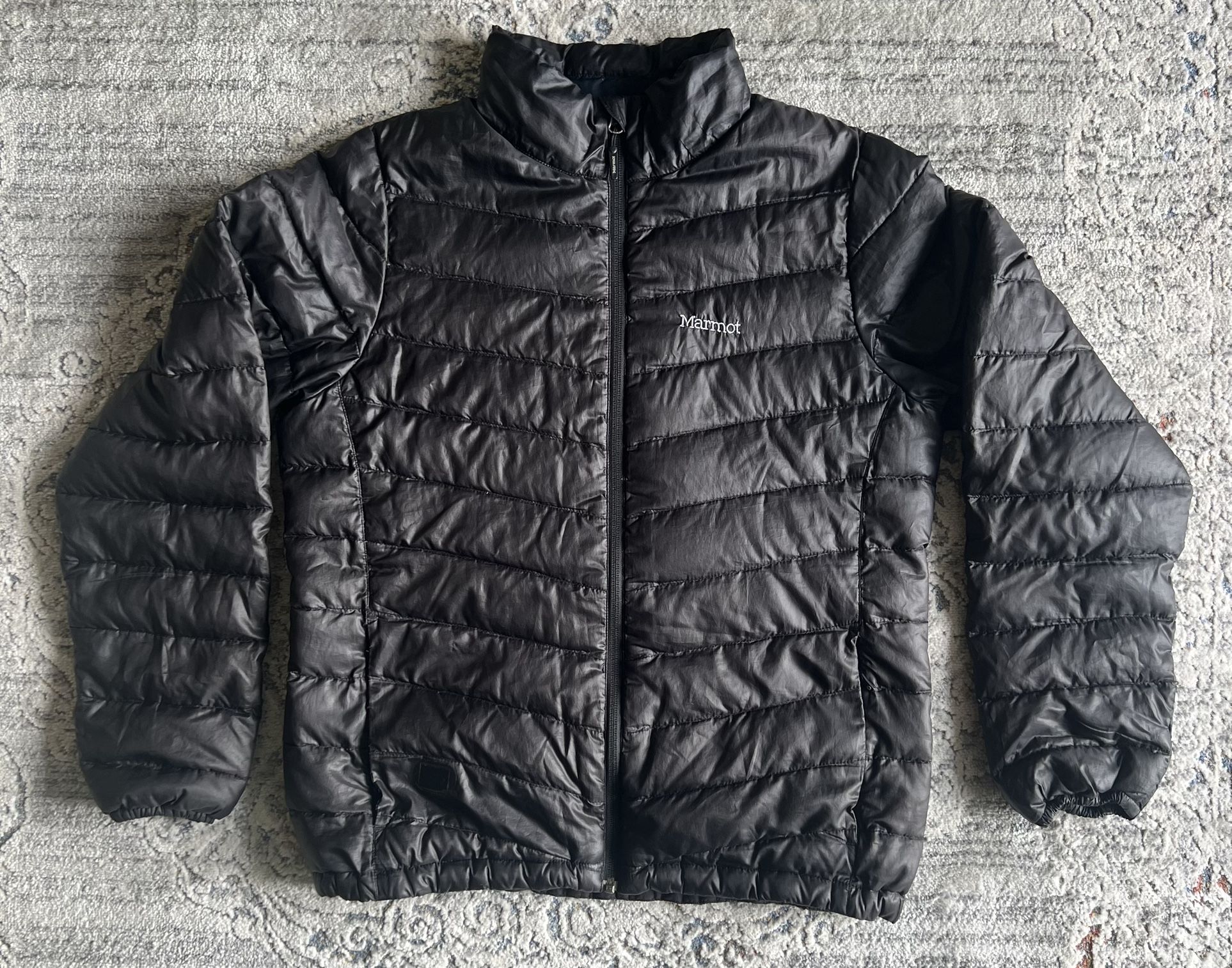 Womens Marmot 800 Fill Goose Down Jacket Black Size: Large 