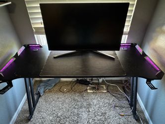 RGB gaming desk