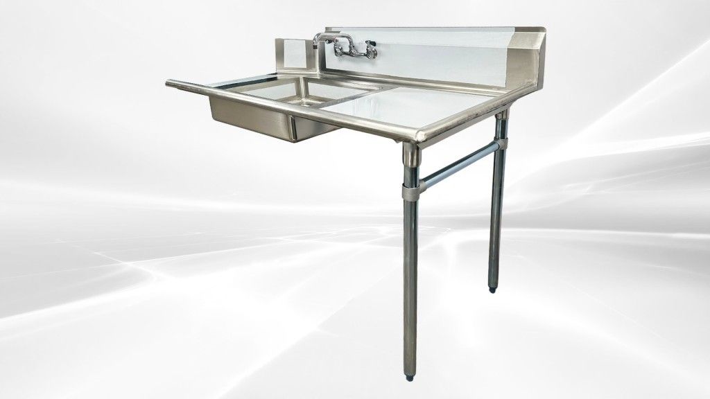 NSF Soiled Dish Table 48W x 30D x45H inches SDT-48R-318