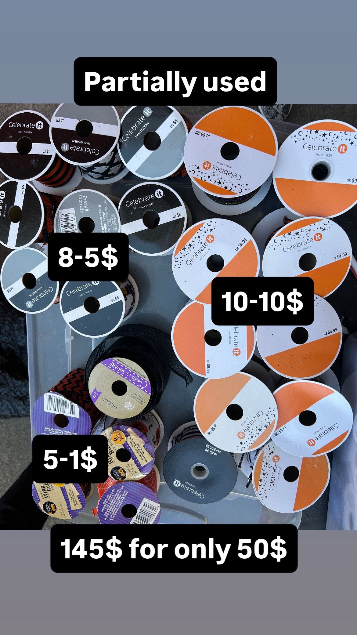 Halloween ribbon