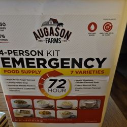NEW-4 person emergency food supply