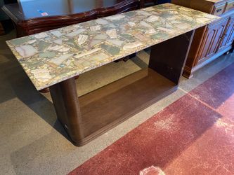 Console Table with Agate Removable Top