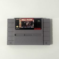 Bulls VS Blazers and the NBA Playoffs (Super Nintendo SNES, 1992) - Tested