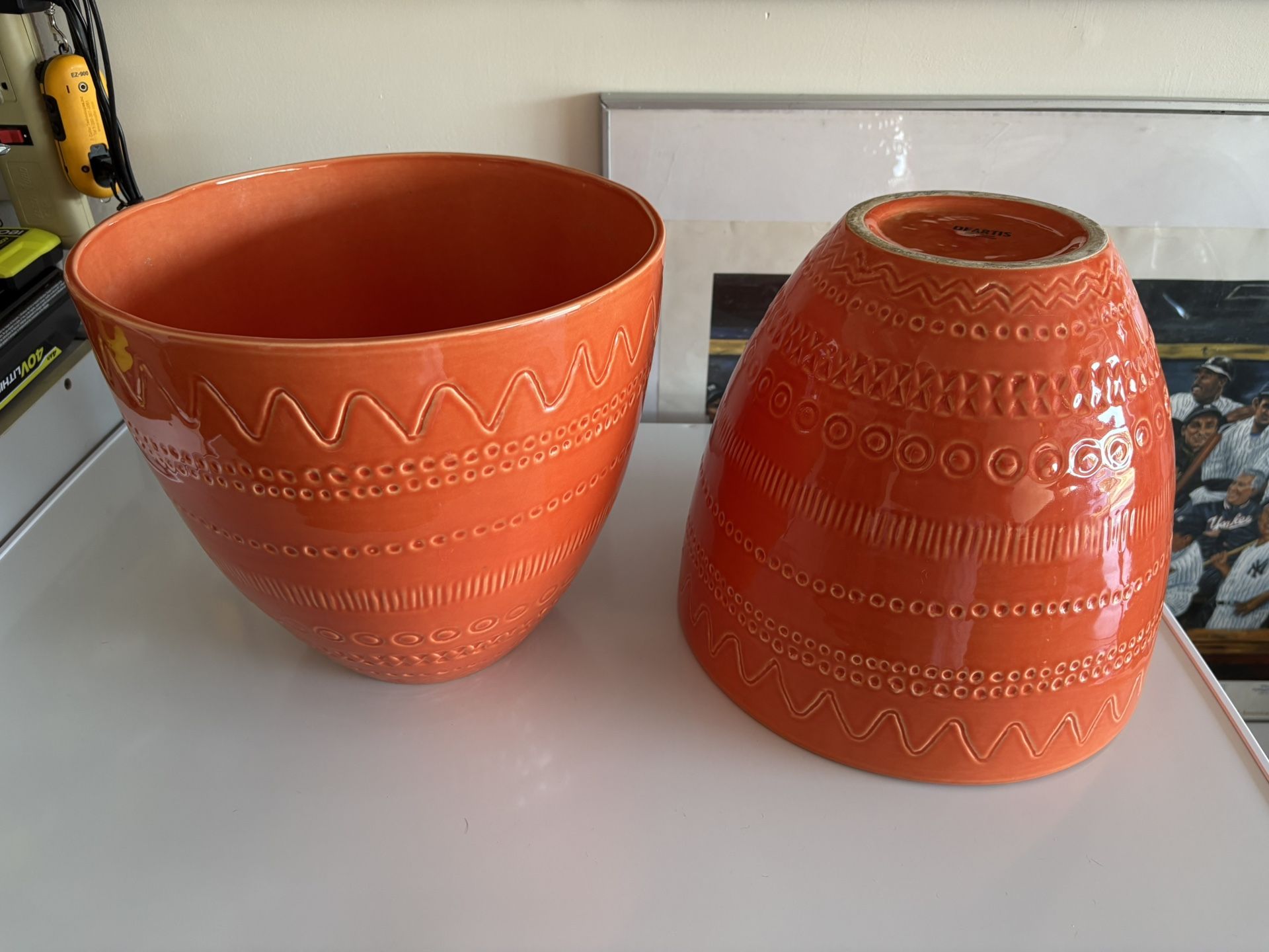 2 Ceramic Planting Pots BOTH FOR $40