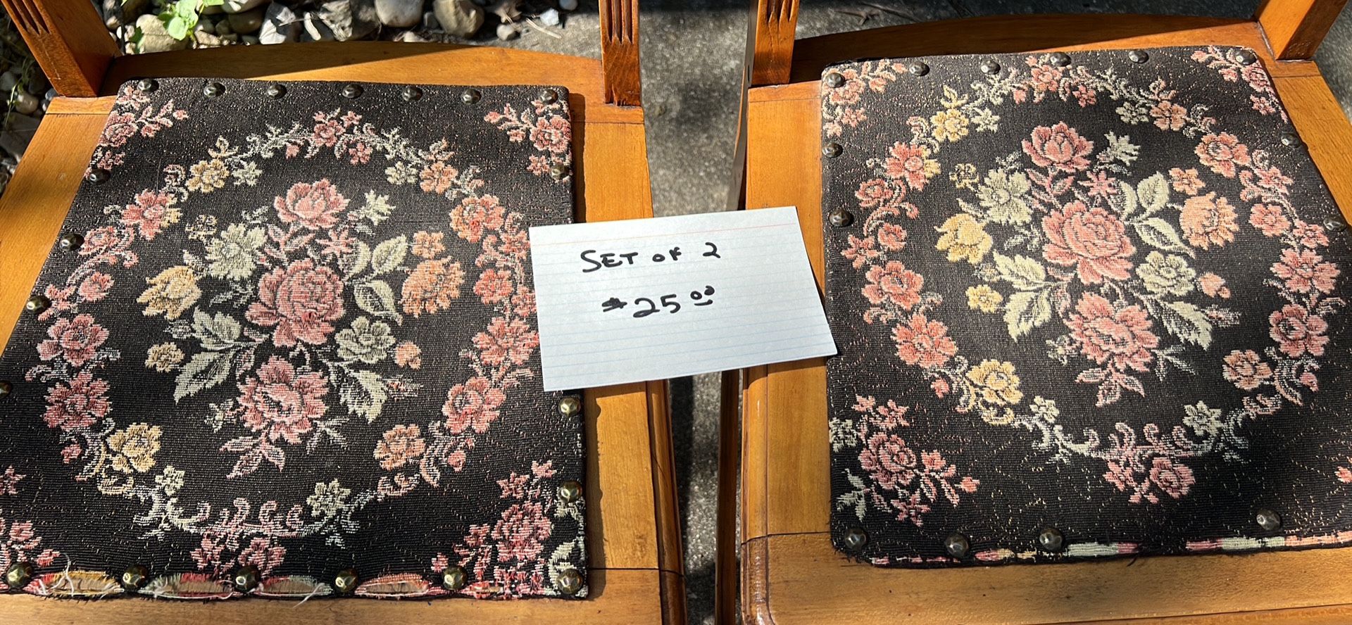 Two vintage chairs